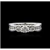 Image 3 : 14KT White Gold 1.19 ctw Diamond Ring