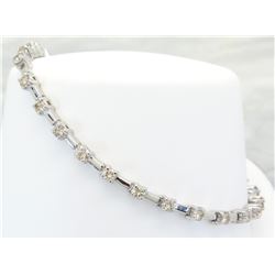 2.25 ctw Diamond Bracelet - 14KT White Gold