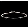 Image 1 : 0.30 ctw Diamond Bangle Bracelet - 14KT White Gold