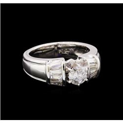 1.28 ctw Diamond Ring - Platinum