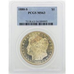 1880-S PCGS MS63 Morgan Silver Dollar