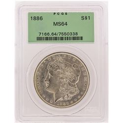 1886 PCGS MS64 Morgan Silver Dollar