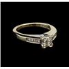 Image 1 : 14KT White Gold 0.45 ctw Diamond Ring