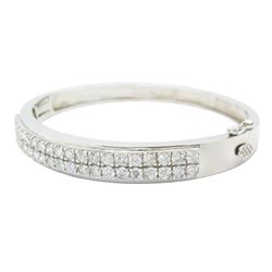 4.00 ctw Diamond Bracelet - 14KT White Gold