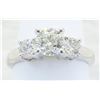 Image 7 : 1.09 ctw Diamond Ring - 14KT White Gold