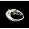 Image 3 : 14KT White Gold 1.15 ctw Diamond Ring