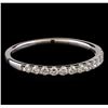 Image 1 : 0.30 ctw Diamond Ring - 18KT White Gold