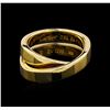 Image 2 : Cartier 18KT Yellow Gold Nouvelle Vague Paris Crossover Band Ring