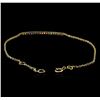 Image 3 : 14KT Yellow Gold 0.15 ctw Diamond Bracelet