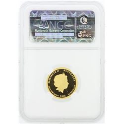 2012P NGC PF70 Ultra Cameo Australia G$25 Year of the Dragon 1/4 oz Gold