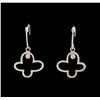 Image 1 : 0.31 ctw Diamond Earrings - 14KT White Gold