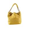 Image 3 : Chanel Yellow Leather Drawstring Bag