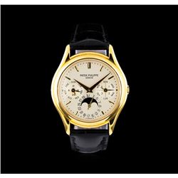 Patek Philippe 18KT Gold Perpetual Calendar Men's Watch