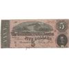 Image 1 : 1864 $5 Confederate States of America Bank Note