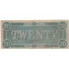 Image 2 : 1864 $20 Confederate States of America Bank Note