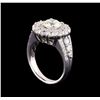Image 4 : 14KT White Gold EGL Certified 3.65 ctw Diamond Ring