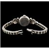 Image 4 : Vintage Hamilton 14KT White Gold 2.80 ctw Diamond Ladies Watch