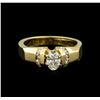 Image 2 : 0.57 ctw Diamond Ring - 14KT Yellow Gold