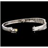 Image 3 : 2.62 ctw Diamond Bangle Bracelet - 18KT White Gold