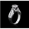 Image 3 : 14KT White Gold 2.03 ctw Diamond Ring