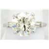 Image 4 : 5.70 ctw Diamond Ring - Platinum