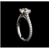 Image 4 : GIA Cert 2.55 ctw Diamond Ring - 14KT White Gold