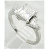 Image 9 : 2.02 ctw Certified Diamond Ring - Platinum