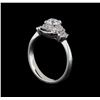 Image 4 : 0.77 ctw Diamond Ring - 14KT White Gold
