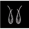 Image 1 : 0.93 ctw Diamond Earrings - 14KT White Gold