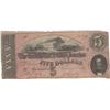 Image 1 : 1864 $5 Confederate States of America Bank Note