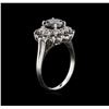 Image 3 : 2.54 ctw Fancy Black Diamond Ring - 14KT White Gold