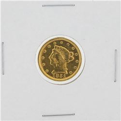 1851 $2.50 Liberty Head Quarter Eagle Gold Coin
