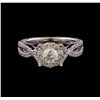 Image 2 : 1.05 ctw Diamond Ring - 14KT White Gold