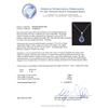 Image 3 : 4.90 ctw Tanzanite and Diamond Pendant With Chain - 14KT White Gold