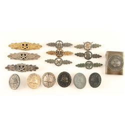 WW II Nazi Bars, Badges & More