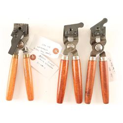 Lot of 3 Bullet Molds