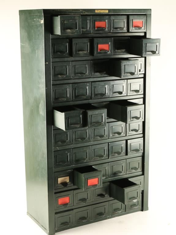 50 Drawer Hobart Vintage Metal