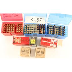Lot of 8mm Ammo & Reloads