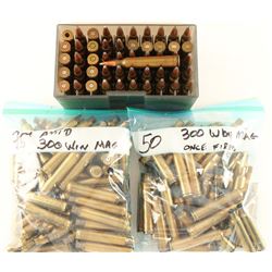 Lot of .300 Brass & Ammo