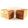 Image 2 : 2 Vintage Wooden Ammo Crates