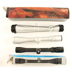 Lot of 3 Rifle Scopes