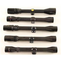 Lot of 5 Rifle Scopes