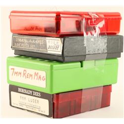 Lot of 3 Reloading Dies & More