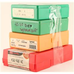 Lot of 4 Reloading Dies