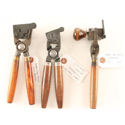 Lot of 3 Bullet Molds