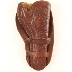 Double Loop Tooled Holster