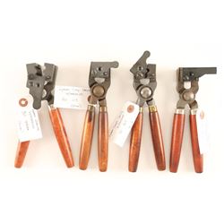 Lot of 4 Bullet Molds