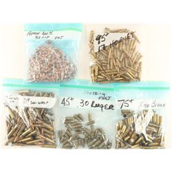 Lot of Assorted Ammo & Brass