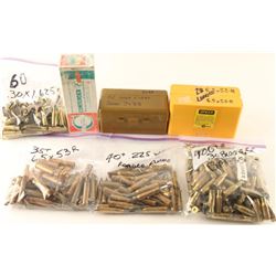 Lot of Assorted Brass & Reloads