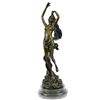 Image 10 : Female Bronze Sculpture on Marble Base